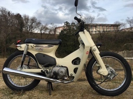 【完売】格安スーパーカブ バーハン 動画４速ボアアップ75cc 実動