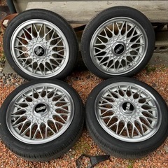 BBS 加工品　PCD100 4穴　４本タイヤ付き