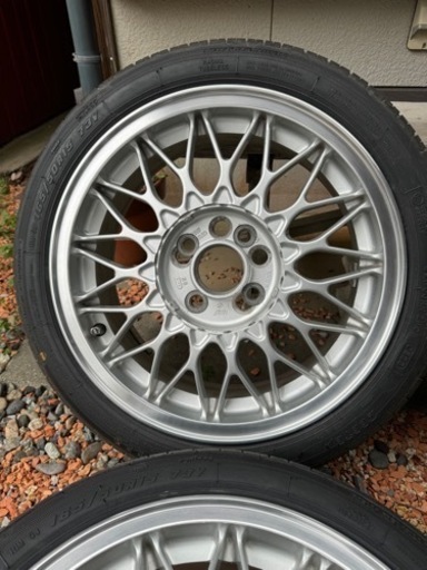 BBS 加工品　PCD100 4穴　４本タイヤ付き