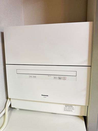 美品 パナソニック【Panasonic】食洗機 食器洗い乾燥機 NP-TA4-W