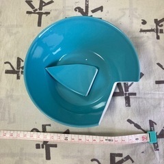 イッタラ　ティーマ　ターコイズ　16cmボウル　割れあり