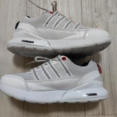 PERSON'S白スニーカー21.0cmの画像