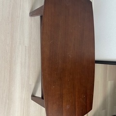 無料でお譲りします。無印良品のローテーブル