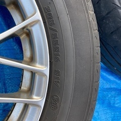 BBS新型
ノア　ヴォクシー　91系　純正ホイール・タイヤ　4本セット(新車外し)の画像