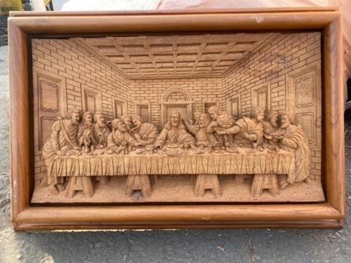 木彫りになります！