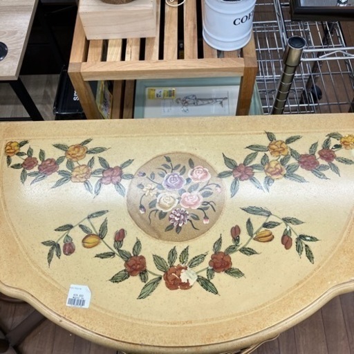 アンティークコンソール　薔薇　収納（B3-25） スペイン製家具?? Mariner(マリネール)の ウォールミラーと 