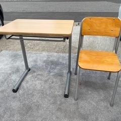 No.o26~33 学校机&椅子4セット オカムラ