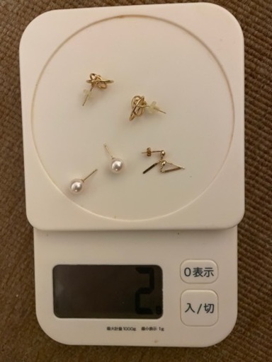 純金k18 （3グラム）　ピアスセット