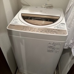 TOSHIBA 6キロ洗濯機の画像