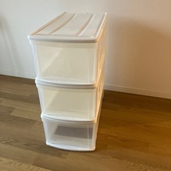 家具 収納家具 カラーボックス３つセットの画像