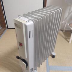 （空気が乾燥しにくくのどにやさしい）暖房器具　オイルヒーター（配...