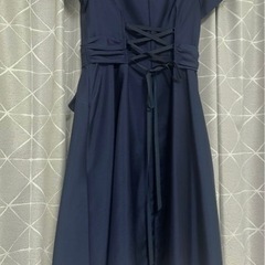 エメ AIMER ドレス ネイビー 膝丈の画像