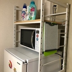 冷蔵庫、洗濯機ラック！
