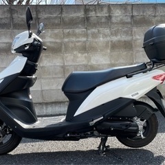 アドレス125 スクーター　125cc 白　走行約7000キロの画像