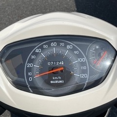 アドレス125 スクーター　125cc 白　走行約7000キロの画像