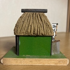ミニチュア　御休み処　茶屋めし　昭和レトロジオラマ江戸時代の画像