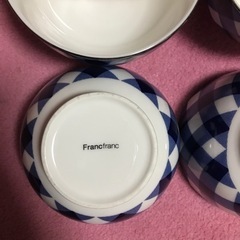 フランフラン　どんぶり　お皿４点セットの画像