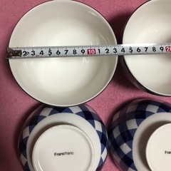 フランフラン　どんぶり　お皿４点セットの画像