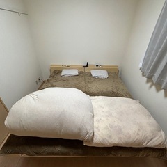 シングルベッド2つ（フレームのみ）の画像