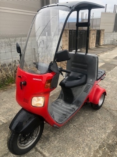 ホンダ　4サイクル　ジャイロキャノピー　書類付実働ベース車