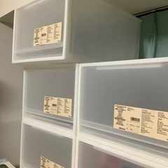【引き取り限定】MUJIの収納ケースの画像