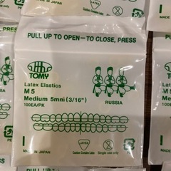 歯科矯正ゴムの画像