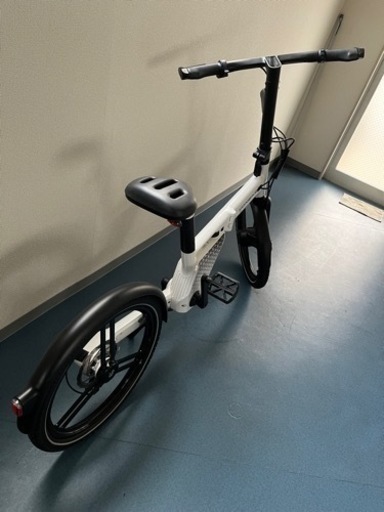 お取引き中　HONBIKE  ホンバイク チェーンレス電動自転車  折り畳み自転車 WHITE/BLACK  