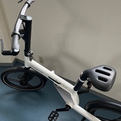 お取引き中　HONBIKE  ホンバイク チェーンレス電動自転車  折り畳み自転車 WHITE/BLACK  の画像