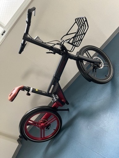 HONBIKE  ホンバイク チェーンレス電動自転車  折り畳み自転車 BLACK/RED