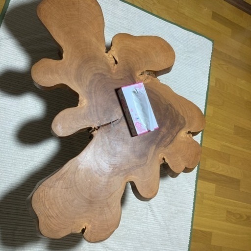 一枚板 木目テーブル