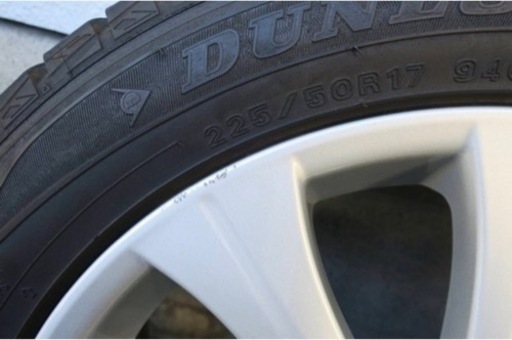 【引っ越しの為5/6まで限定出品】トヨタ レクサス 純正ホイール 225 50 R17 4本スタッドレスタイヤ付き WINTERMAX