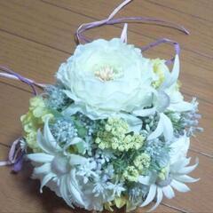 ブーケ 造花 ウェディング アクセサリーの画像