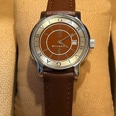 ブルガリ BVLGARI ソロテンポ ブラウン希少 電池・ベルト...