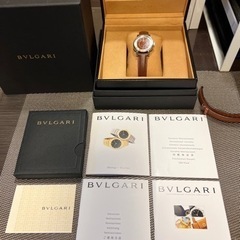 ブルガリ BVLGARI ソロテンポ ブラウン希少 電池・ベルト交換済みの画像