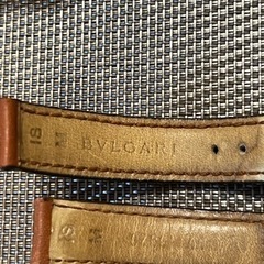 ブルガリ BVLGARI ソロテンポ ブラウン希少 電池・ベルト交換済みの画像