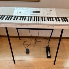 カシオ光ナビキーボード CASIO LK-218＋フットペダル＋...