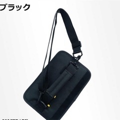 【新品未使用】手持ちゴルフクラブケース　黒の画像