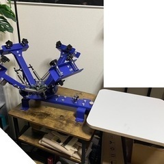 シルクスクリーン印刷機 4色印刷