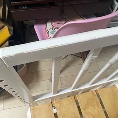 そいねーる+ロング ホワイト ベビーベッド 大和屋の画像