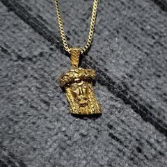 ジーザス10kメッキ ネックレスの画像