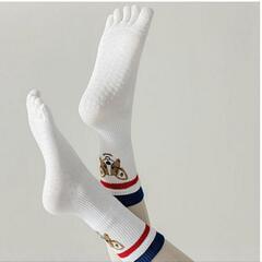 5本指ソックス 滑り止め付の画像