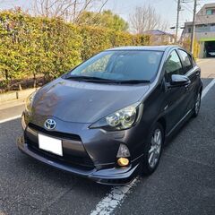 アクア1.5G　ＴＲＤエアロ　H24　車検7/5　走行41000...