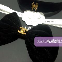 CHANEL シャネル ベルベット カチューシャの画像
