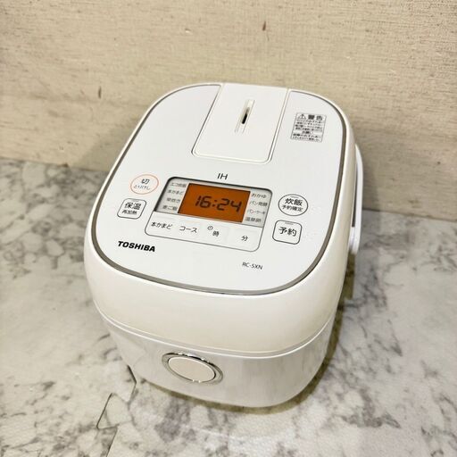 16298  TOSHIBA IHジャー炊飯器 2020年製 3合 ◆大阪市内・東大阪市他 5,000円以上ご購入で無料配達いたします！◆ ※京都・高槻・枚方方面◆神戸・西宮・尼崎方面◆奈良方面、大阪南部方面　それぞれ条件付き無料配送あり！