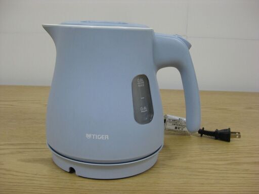 TIGER タイガー 電気ケトル PCM-A081 0.8L 2022年製 サックス