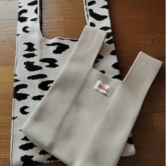 かぎ編み トートバッグ 2つセット