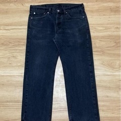 【Levi’s 505 BLACK】W32 L30 