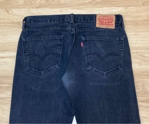 【Levi’s 505 BLACK】W32 L30