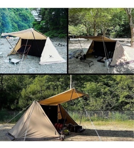 TOMOUNT パップテント ポーランド軍幕 TC素材 4シーズン適用 クラシック ソロ テント