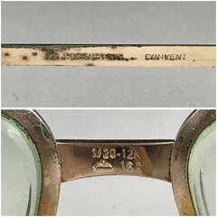 🔷🔶🔷UNY9/65 年代物 デッドストック RODENSTOCK CONVENT 1/20 12K ローデンストック ウェリントン型 ゴールド系 眼鏡 中古品〇🔷🔶🔷の画像